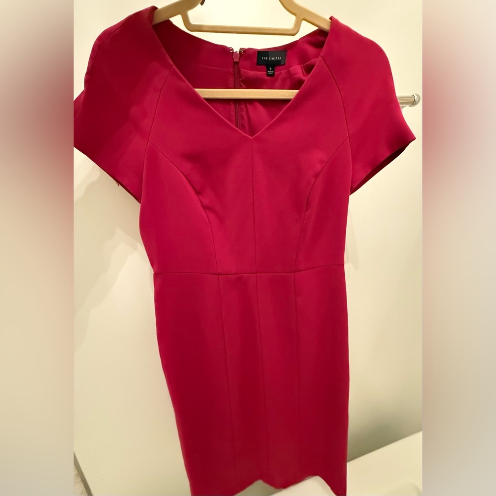 Pink midi Limited dress. Perfect for wedding for work!